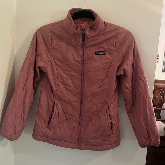 Patagonia Girls Quilted Jacket - PinkExcellent Used Condition